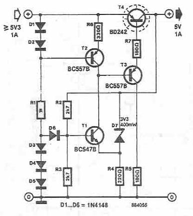 5V voltage regulator circuit