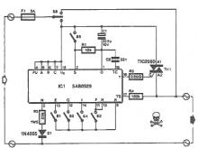 SAB0529 programmable timer circuit