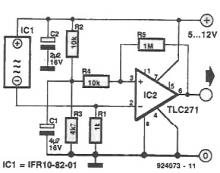 Inductive proximity detector circuit