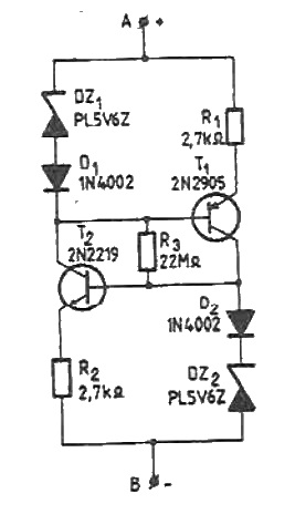Constant current source circuit 15-50V range circuit diagram current source 