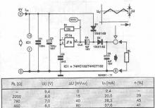 74HC132 voltage doubler circuit