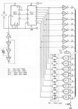 Cable tester electronic project circuit diagram using logic gates