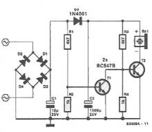 Complementary electronic buzzer ring circuit