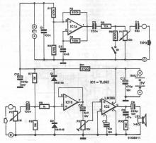 Electrical and electronic circuits tester circuit diagram