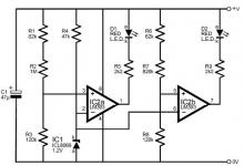 Voltage monitor circuit using LM393