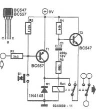 Pulse relay driver circuit diagram