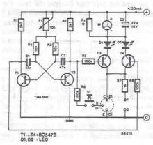 Transistor tester circuit diagram